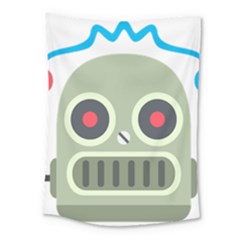 Robot Medium Tapestry by BestEmojis