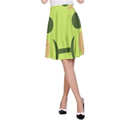 Barf A-line Skirt by BestEmojis