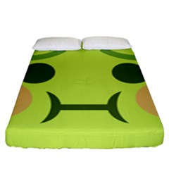 Barf Fitted Sheet (king Size) by BestEmojis