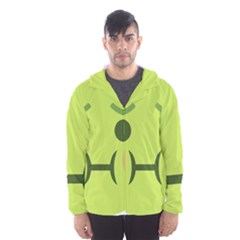 Barf Hooded Wind Breaker (men) by BestEmojis