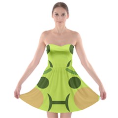 Barf Strapless Bra Top Dress by BestEmojis