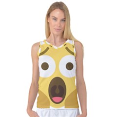 Scream Emoji Women s Basketball Tank Top by BestEmojis