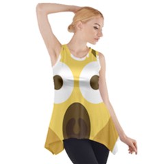 Scream Emoji Side Drop Tank Tunic by BestEmojis