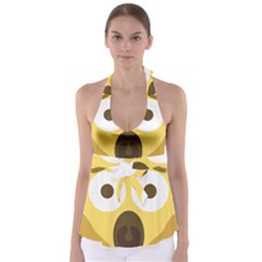 Scream Emoji Babydoll Tankini Top by BestEmojis