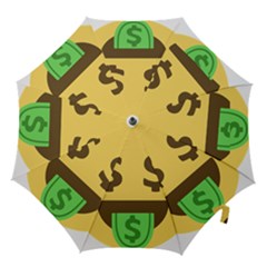 Money Face Emoji Hook Handle Umbrellas (medium) by BestEmojis