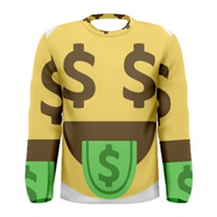 Money Face Emoji Men s Long Sleeve Tee by BestEmojis