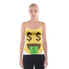 Money Face Emoji Spaghetti Strap Top by BestEmojis