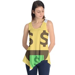 Money Face Emoji Sleeveless Tunic by BestEmojis