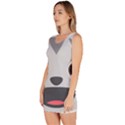 Cat Smile Sleeveless Bodycon Dress View2