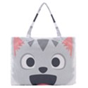 Cat Smile Medium Zipper Tote Bag View1