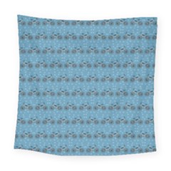 Bicycles Pattern Square Tapestry (large)