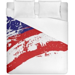 Red White Blue Star Flag Duvet Cover (california King Size)