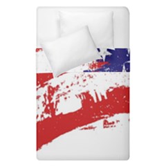 Red White Blue Star Flag Duvet Cover Double Side (single Size)