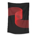 Tape Strip Red Black Amoled Wave Waves Chevron Small Tapestry View1