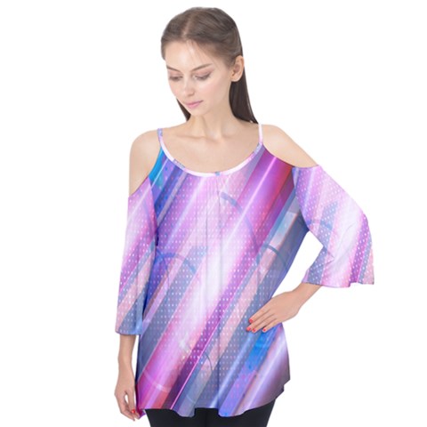 Widescreen Polka Star Space Polkadot Line Light Chevron Waves Circle Flutter Tees by Mariart