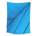 Technical Line Blue Black Medium Tapestry View1