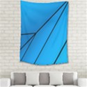 Technical Line Blue Black Medium Tapestry View2