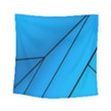 Technical Line Blue Black Square Tapestry (Small) View1