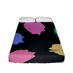 Many Colors Pattern Seamless Fitted Sheet (full/ Double Size) by Nexatart