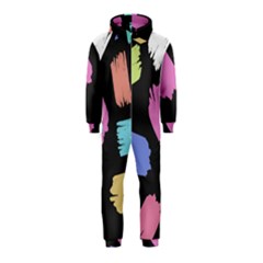 Many Colors Pattern Seamless Hooded Jumpsuit (kids) by Nexatart