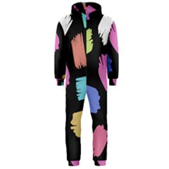 Many Colors Pattern Seamless Hooded Jumpsuit (men)  by Nexatart