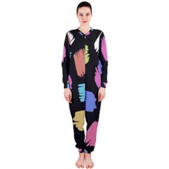 Many Colors Pattern Seamless Onepiece Jumpsuit (ladies)  by Nexatart