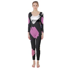 Many Colors Pattern Seamless Long Sleeve Catsuit by Nexatart