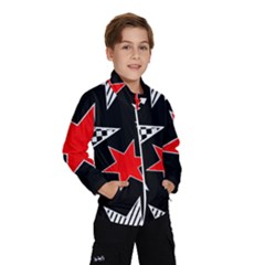 Stars Seamless Pattern Background Wind Breaker (kids) by Nexatart