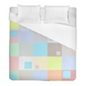 Pastel Diamonds Background Duvet Cover (Full/ Double Size) View1