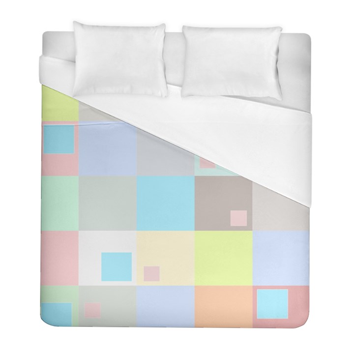 Pastel Diamonds Background Duvet Cover (Full/ Double Size)