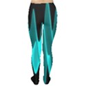 Wave Pattern Vector Design Women s Tights View2