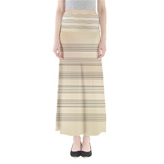 Notenblatt Paper Music Old Yellow Maxi Skirts by Nexatart