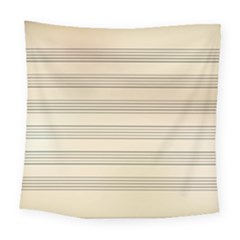 Notenblatt Paper Music Old Yellow Square Tapestry (large) by Nexatart