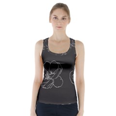 Rose Wild Seamless Pattern Flower Racer Back Sports Top by Nexatart