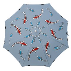 Koi Carp East Vector Seamless Straight Umbrellas by Nexatart