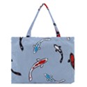 Koi Carp East Vector Seamless Medium Tote Bag View1