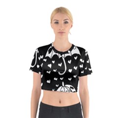 Mandala Calming Coloring Page Cotton Crop Top by Nexatart