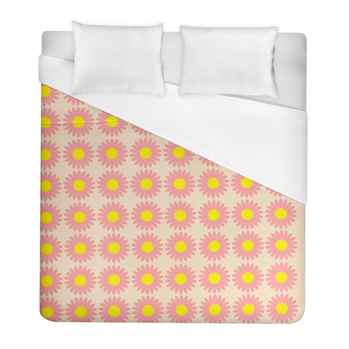 Pattern Flower Background Wallpaper Duvet Cover (Full/ Double Size)