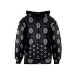 Mandala Calming Coloring Page Kids  Zipper Hoodie by Nexatart