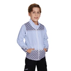 Blue Modern Wind Breaker (kids) by Nexatart