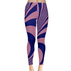 Fractals Vector Background Leggings  by Nexatart