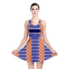 Pattern Design Modern Backdrop Reversible Skater Dress by Nexatart