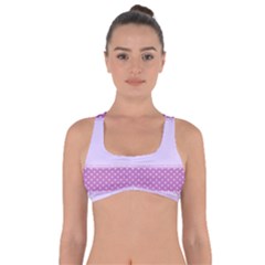 Purple Modern Got No Strings Sports Bra