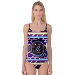 Abstract Sphere Room 3d Design Camisole Leotard  by Nexatart