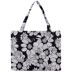 Mandala Calming Coloring Page Mini Tote Bag by Nexatart