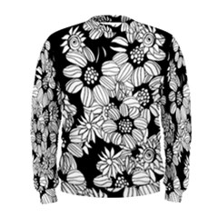 Mandala Calming Coloring Page Men s Sweatshirt by Nexatart