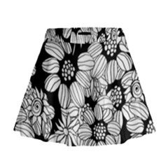 Mandala Calming Coloring Page Mini Flare Skirt by Nexatart