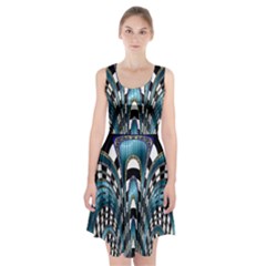 Abstract Art Design Texture Racerback Midi Dress by Nexatart