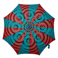 Vector Watch Texture Red Blue Hook Handle Umbrellas (medium) by Nexatart