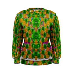 Jungle Love In Fantasy Landscape Of Freedom Peace Women s Sweatshirt